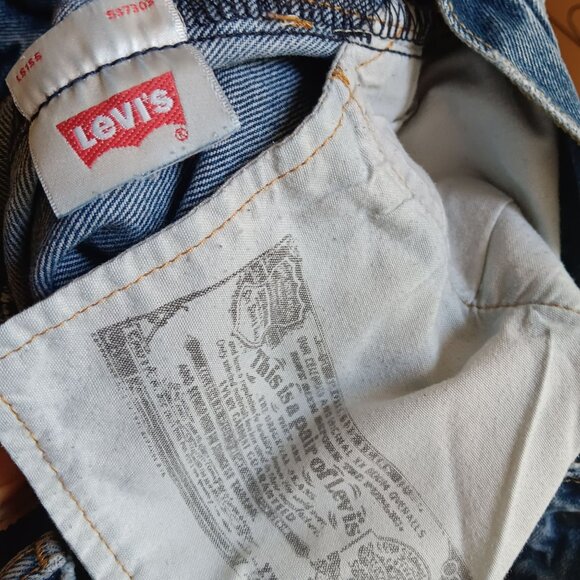 31x35 Fit Vintage Y2K Levis 501 Denim Jeans 32x38 Tag Distress Grunge Punk Fade - Picture 6 of 9